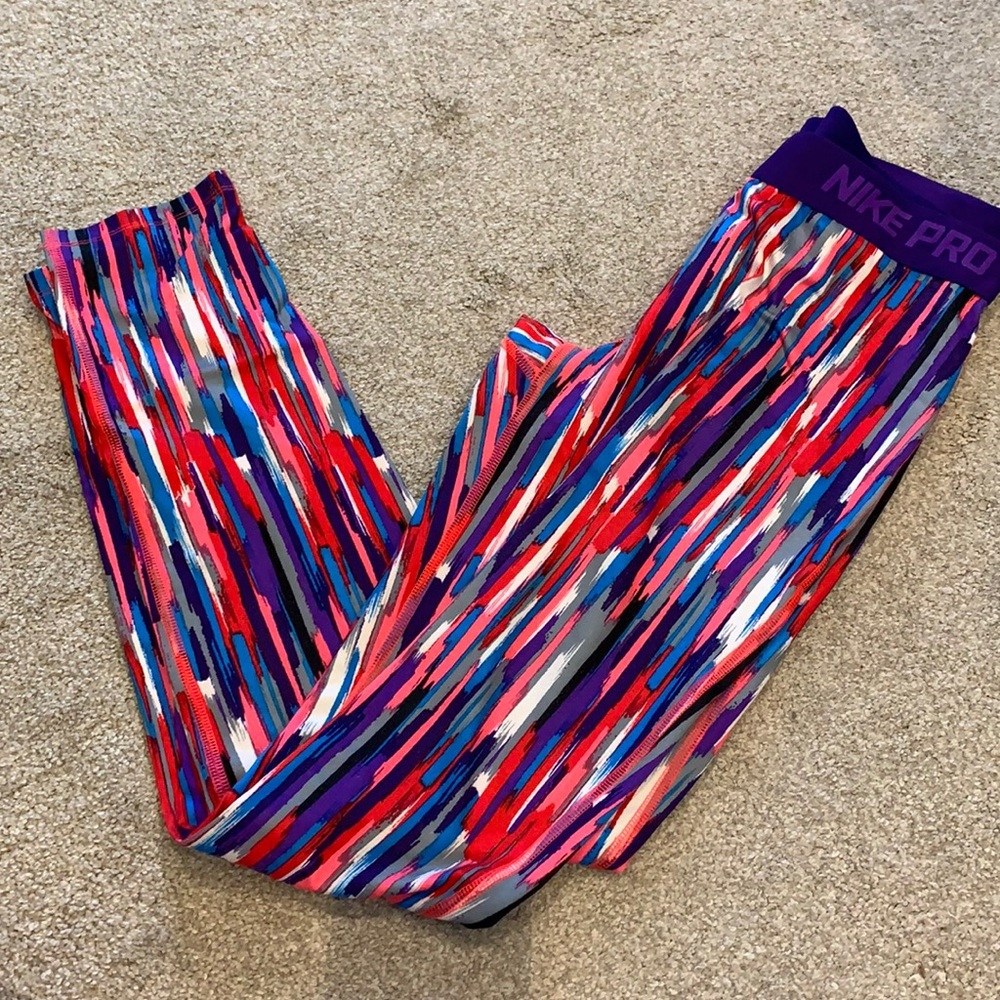 Nike pro workout leggings youth XL adult S
